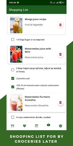 Fruit Vegetable Juice Recipes - Image screenshot of android app
