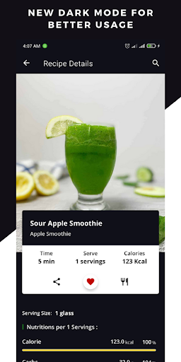 Fruit Vegetable Juice Recipes - Image screenshot of android app