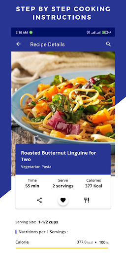 Italian Tasty Pasta Recipes - Image screenshot of android app