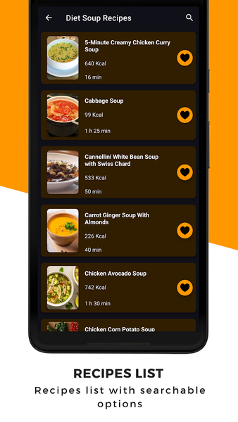 Diet Soup Recipes Offline App - عکس برنامه موبایلی اندروید