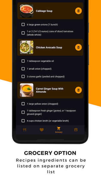 Diet Soup Recipes Offline App - Image screenshot of android app