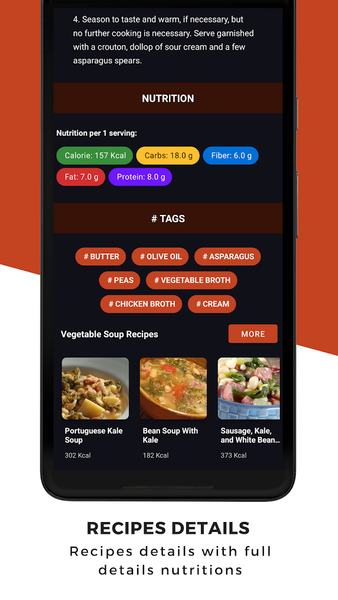 Vegetable Soup Recipes - Image screenshot of android app