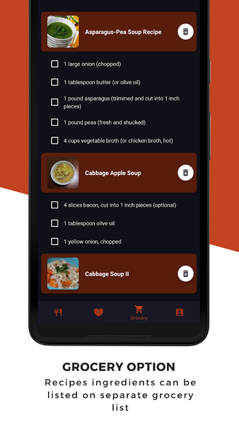Vegetable Soup Recipes - Image screenshot of android app