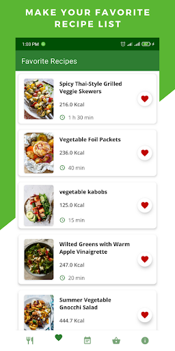Vegetarian Healthy Recipes 🥗 - Image screenshot of android app