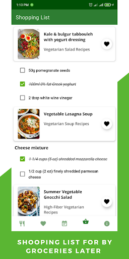 Vegetarian Healthy Recipes 🥗 - Image screenshot of android app