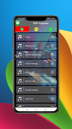 SMS Ringtones - Image screenshot of android app