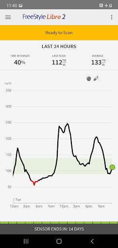 FreeStyle Libre 2 - US - Image screenshot of android app