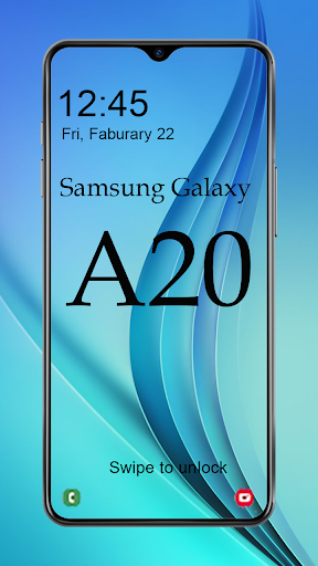 Theme for Samsung galaxy A20 - Image screenshot of android app