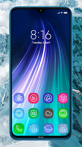 Theme for Xiaomi  Redmi Note 8 - عکس برنامه موبایلی اندروید