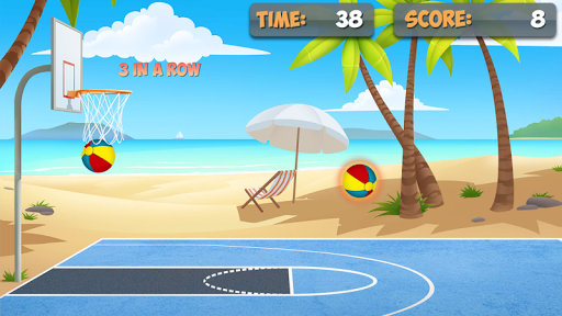 Free Throw Basketball - Gameplay image of android game