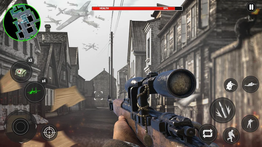 WW2 Sniper: 3D World War Games - عکس بازی موبایلی اندروید