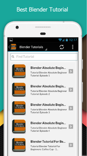 Best Blender Tutorial - Image screenshot of android app