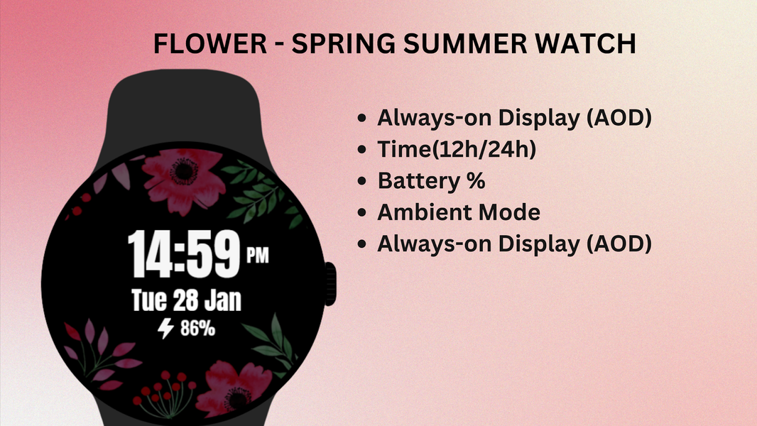 Flower - Spring Summer Watch - عکس برنامه موبایلی اندروید