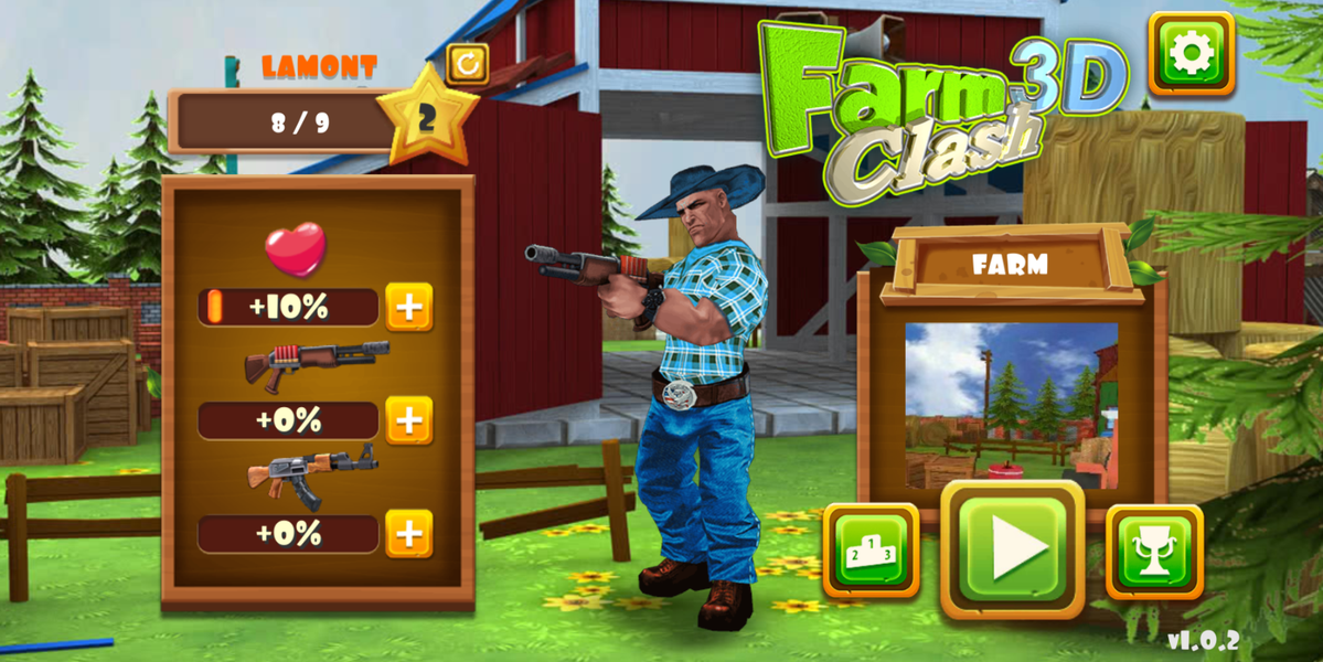 Farm Clash 3D - Reckless PvP S - Gameplay image of android game