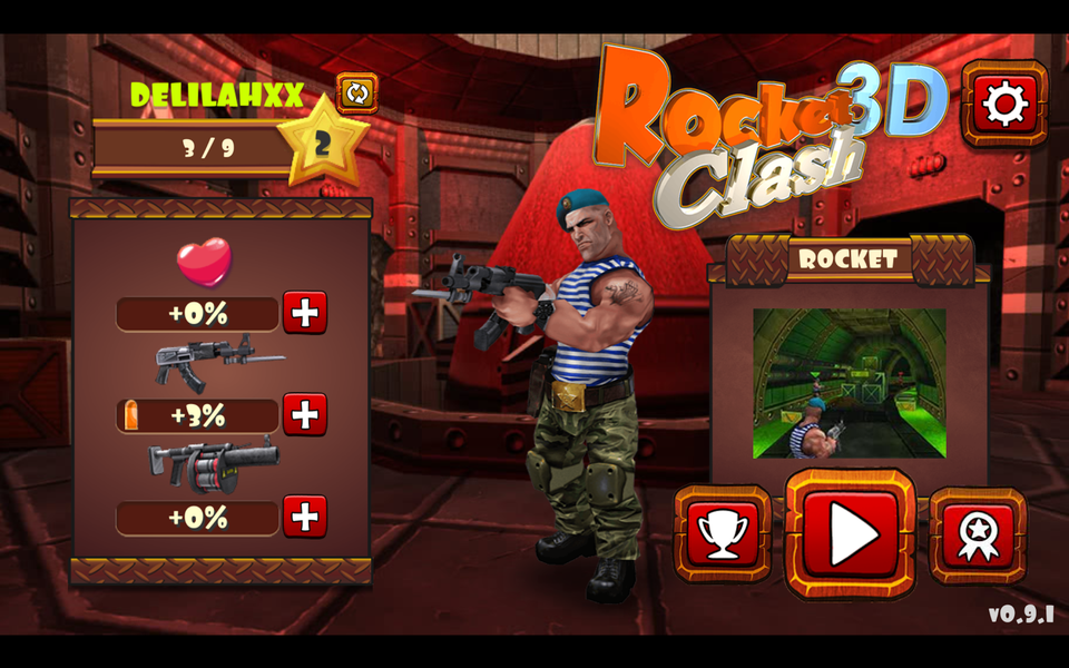 Rocket Clash 3D - Explosive Sh - عکس بازی موبایلی اندروید