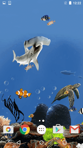 Aquarium Live Wallpaper - Image screenshot of android app