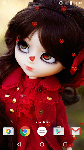 Dolls Live Wallpaper HD - Image screenshot of android app
