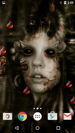 Horror Live Wallpapers HD - Image screenshot of android app