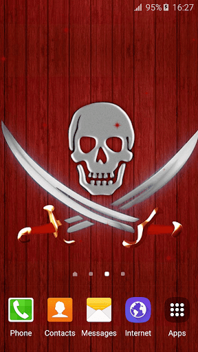 Pirate Flag Live Wallpaper - عکس برنامه موبایلی اندروید