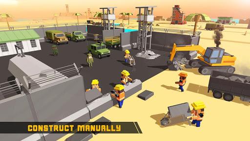 US Army Security Wall Construc - Gameplay image of android game
