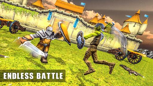 Castle Wall Defense Siege War - Gameplay image of android game
