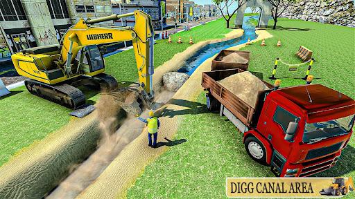 Mega City Canal & Road Builder - عکس بازی موبایلی اندروید