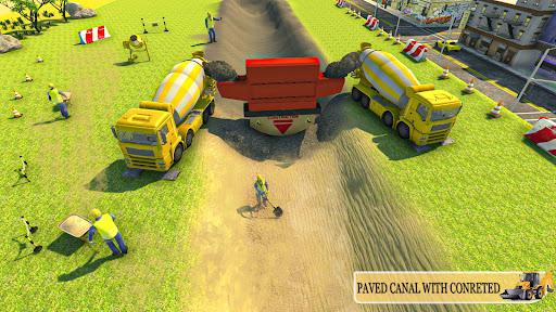 Mega City Canal & Road Builder - Gameplay image of android game