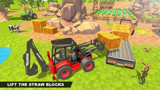 Village Excavator JCB Games - Gameplay image of android game