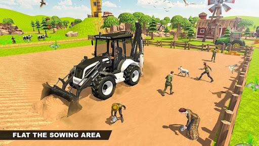 Village Excavator JCB Games - Gameplay image of android game