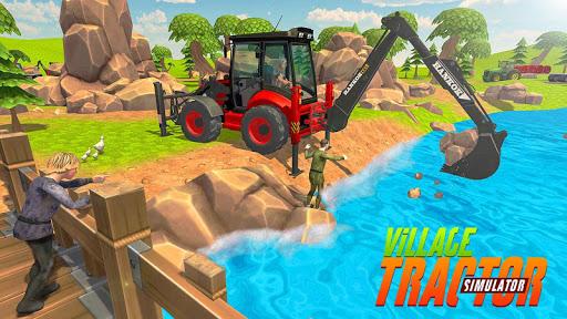 Village Excavator JCB Games - Gameplay image of android game