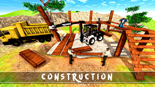 Cattle Farm House Construction - Gameplay image of android game