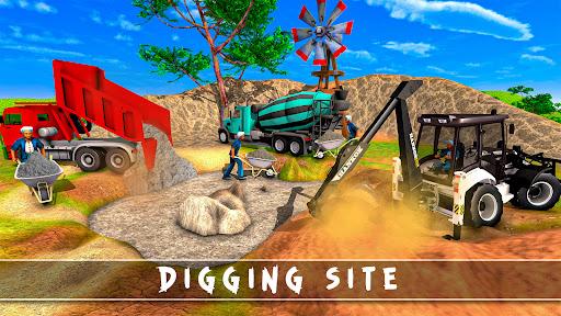 Cattle Farm House Construction - Gameplay image of android game