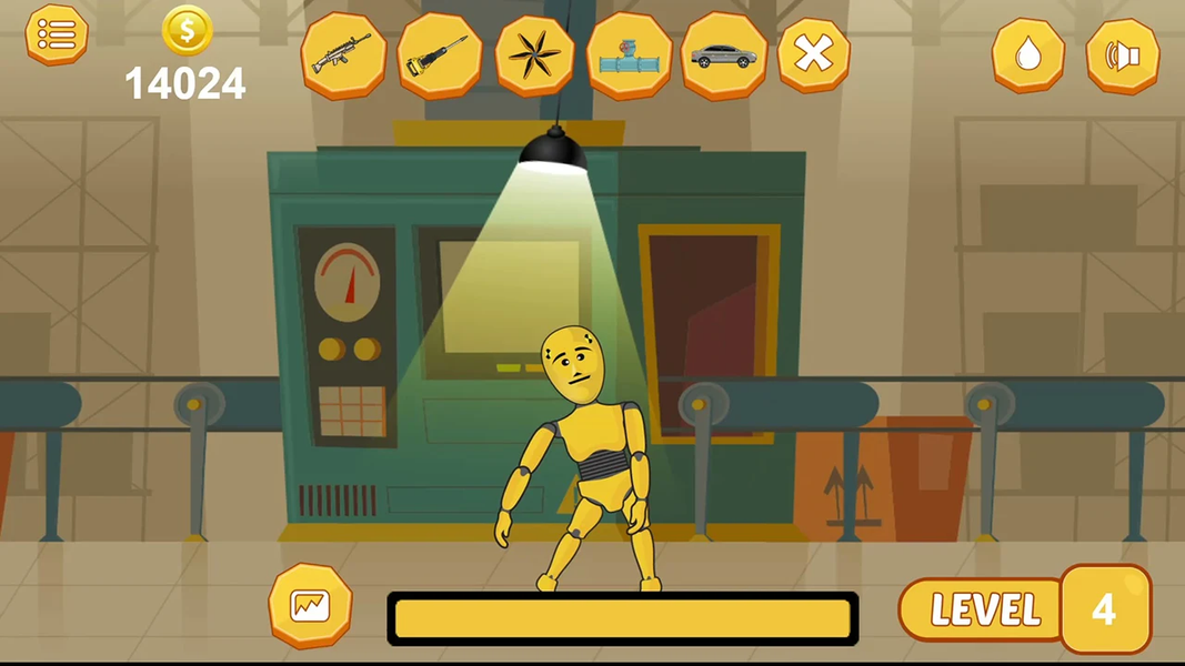 Kick The Dummy - Gameplay image of android game