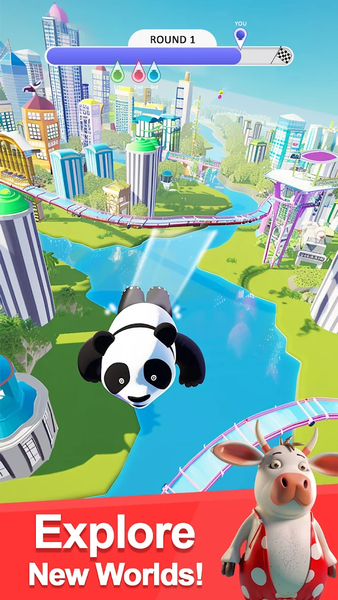 Aqua Park Race Water Park Game - Gameplay image of android game