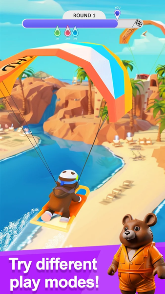Aqua Park Race Water Park Game - Gameplay image of android game