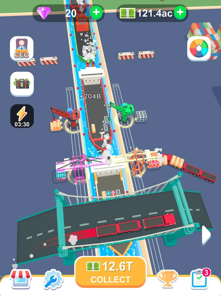 Freight Terminal Tycoon - Gameplay image of android game