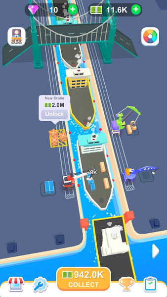 Freight Terminal Tycoon - Gameplay image of android game