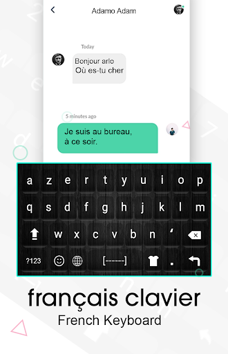 French Keyboard: French Language Typing Keyboard - عکس برنامه موبایلی اندروید