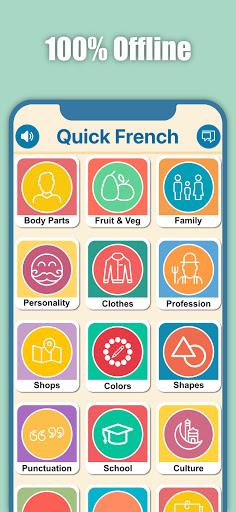 Quick and Easy French Lessons - Image screenshot of android app