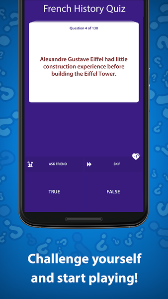 French History Quiz Games - عکس بازی موبایلی اندروید