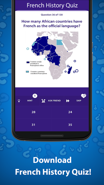 French History Quiz Games - عکس بازی موبایلی اندروید