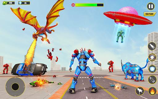 Rhino Robot Transport Game ۳d - عکس برنامه موبایلی اندروید