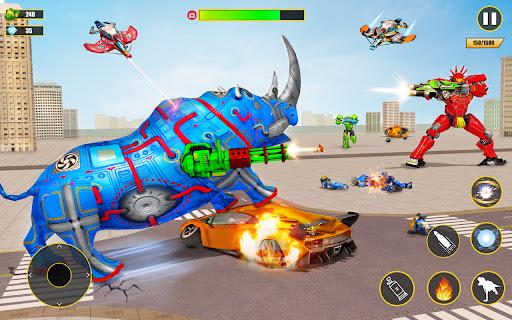 Rhino Robot Transport Game 3d - Image screenshot of android app