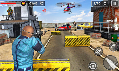 Commando Cover Shooting Strike - Gameplay image of android game