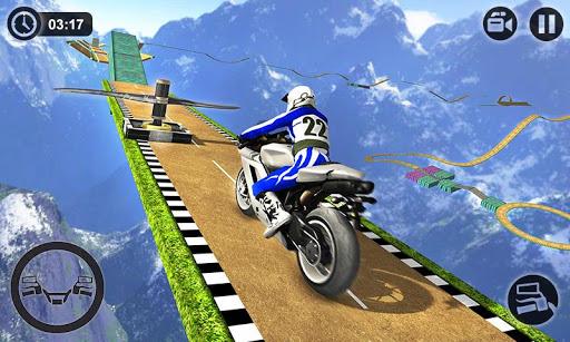 Ramp Moto Stunts - Gameplay image of android game