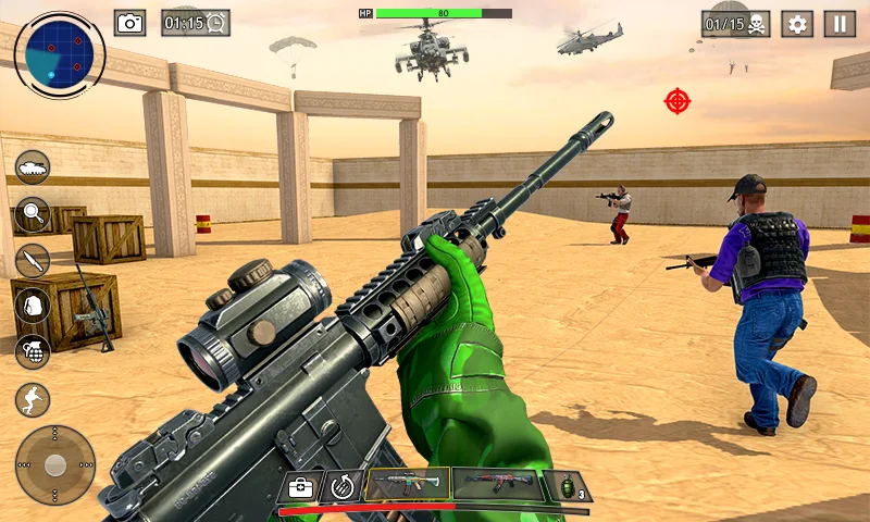 FPS War Game: Offline Gun Game - عکس بازی موبایلی اندروید