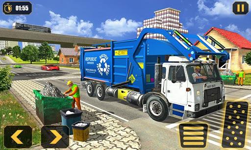 Trash Dump Truck Driver Game - Gameplay image of android game