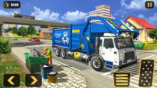 Trash Dump Truck Driver Game - Gameplay image of android game