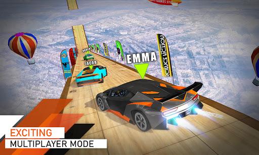 Impossible GT Car Racing Stunt - Gameplay image of android game