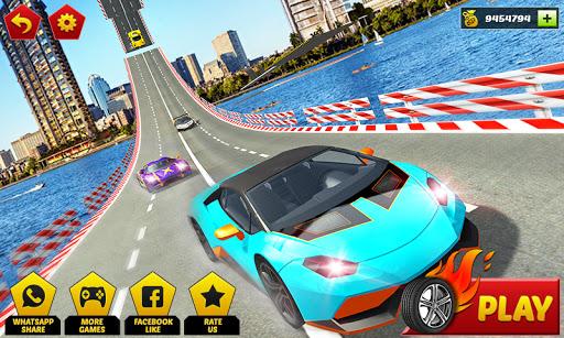 Impossible GT Car Racing Stunt - Gameplay image of android game